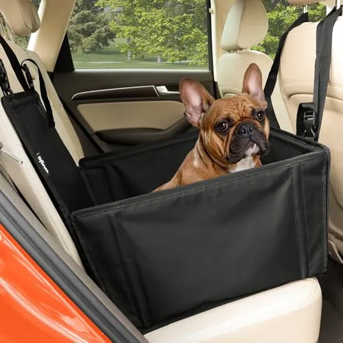 WUGLO Asiento de Coche para Perros Pequeños Extra Estable hasta 12 kg