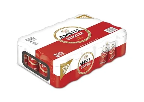 Amstel Cerveza Lager Pack Lata, 24 x 33cl