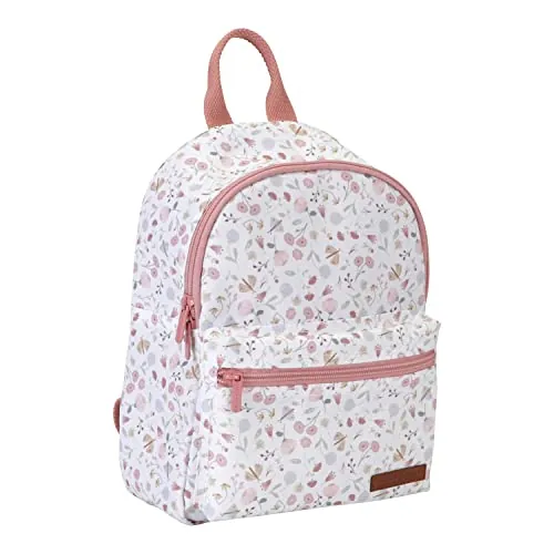 Little Dutch Mochila (29 x 22,5 x 12cm) Ideal para la Guardería e Infantil. Diferentes Diseños (Flores)