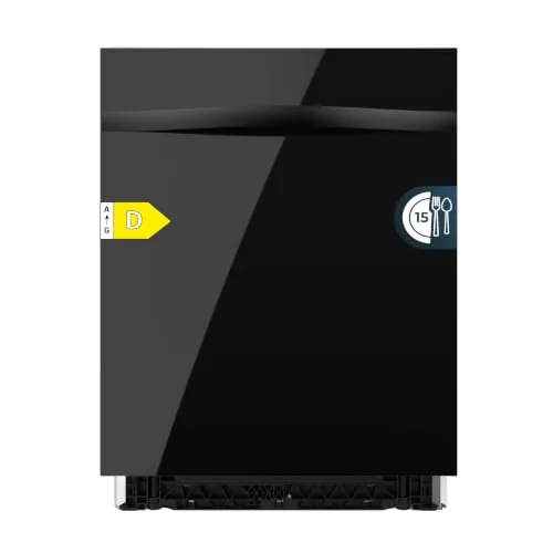 Cecotec Lavavajillas 60cm Bolero Aguazero 6320 Full-BI Matt Black Glass D