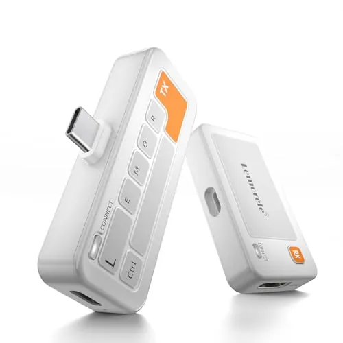 Lemorele Transmisor y receptor USB C inalámbrico, 50M Plug&Play 5G HDMI transmisión inalámbrica para streaming de video y audio desde USB-C i-Phone/Tablet/Laptop/PC a monitor/proyector