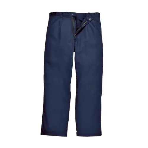 Portwest Pantalón Bizweld, Tamaño: 5XL, Color: Marino, BZ30NAR5XL