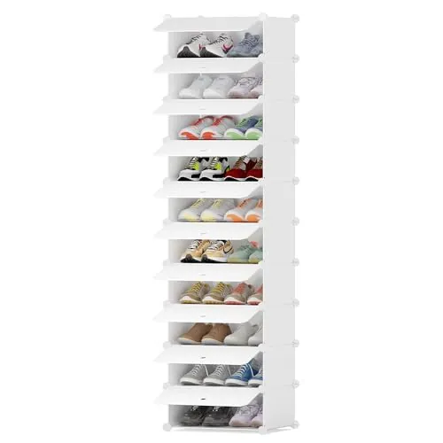 HOMIDEC Zapatero, 10 Niveles Zapatero Entrada Recibidor, Zapatero Estrecho