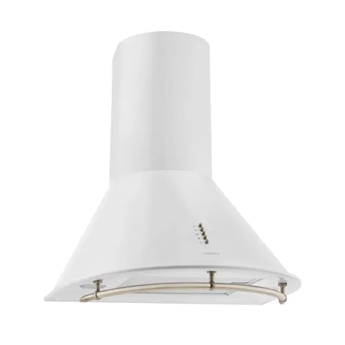 KLARSTEIN Lumio Neo Campana extractora Retro (60cm, 610 m³/h, Clase A, Acero Inoxidable, 3 Niveles de Potencia, Atractivo diseño, Filtro Grasa Apto para lavavajillas) - Blanco