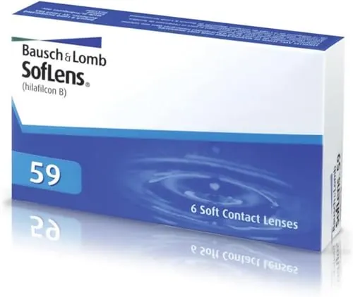 SofLens 59 BAUSCH + LOMB lentillas mensuales esféricas, 6 unidades / 8.6 BC / 14.20 DIA / -01,50