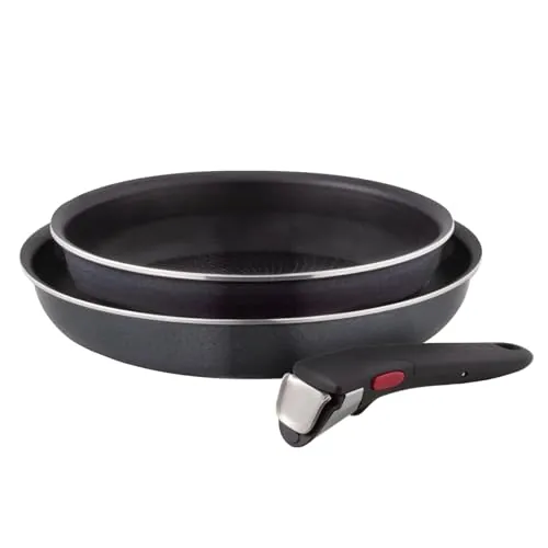 Tefal Ingenio Enjoy - Juego de 2 Sartenes, Aluminio