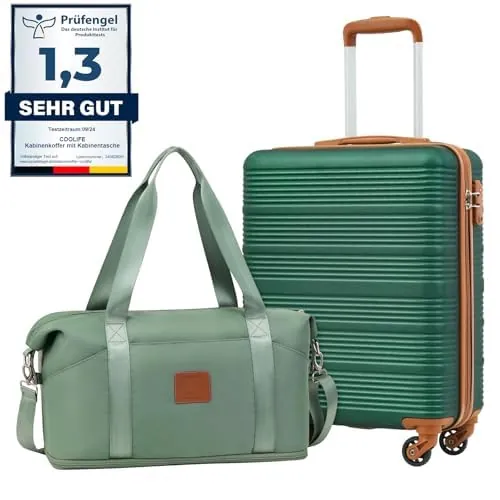 COOLIFE Maleta Cabina 55x40x20 para Easyjet, Bolsa de Viaje 45x36x20cm