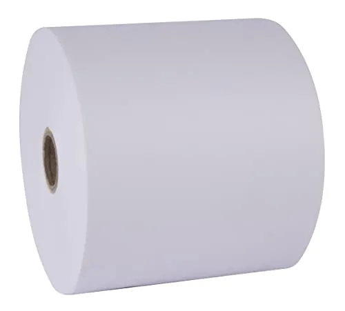 APLI 13320 - Pack de 8 Rollos de Papel Térmico de 80 X 80 X 12 Mm - Papel para Tickets de Datáfonos, Cajas Registradoras y Tpv - Sin Bpa