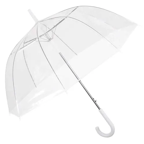 Paraguas automático campana transparente 99 cm