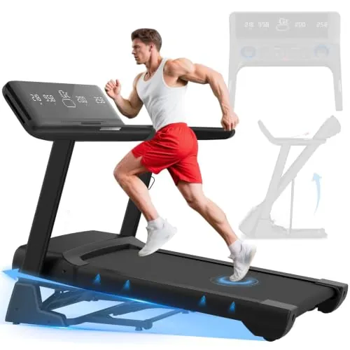 Cowmew Cinta de Correr 20% Inclinación, 1-20 km/h, 7 CV, Carga 200 kg