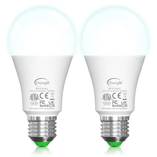 Bombilla con Sensor Crepuscular, Bombilla LED E27, Blanco Neutro 2Pcs | 12W, 4500K Amanecer Hasta el Atardecer Encendido/Apagado Automático, Perfecto para Camino Pasillo