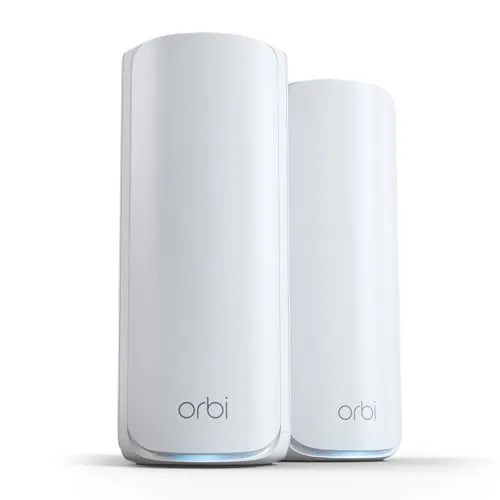 NETGEAR Orbi Serie 770 Sistema WiFi 7 Mesh, hasta 360 m², Pack de 2
