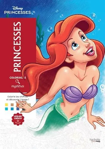 Princesses Disney: Coloriez les chiffres et découvrez l'image