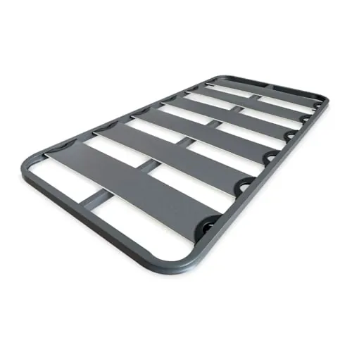 mattfy - Somier de Láminas Anchas Reforzado Anti - Ruido Estructura 40x30 mm Sin Patas, Gran Estabilidad y Robustez, 105x190