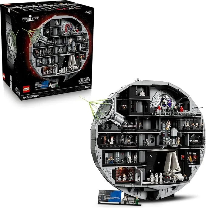 LEGO Star Wars 75419 Estrella de la Muerte - Maqueta para Adultos Interactiva UCS con 36 Minifiguras Inc. Luke Skywalker, Han Solo y Darth Vader - Regalo de Colección para Hombres y Mujeres Fans