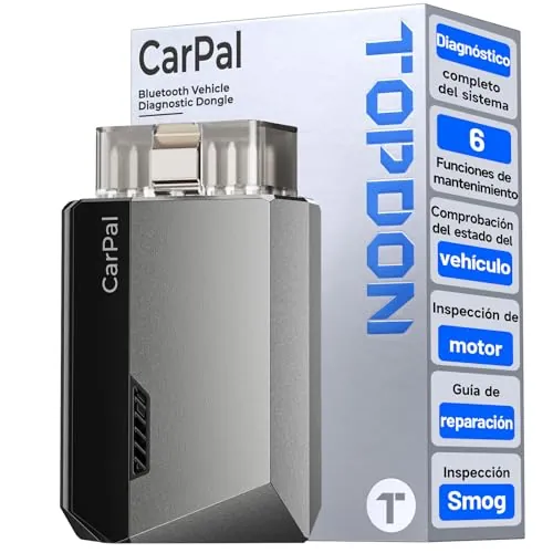 TOPDON Carpal-A Obd2 Diagnosis, Bluetooth Diagnosis Coche Multimarca