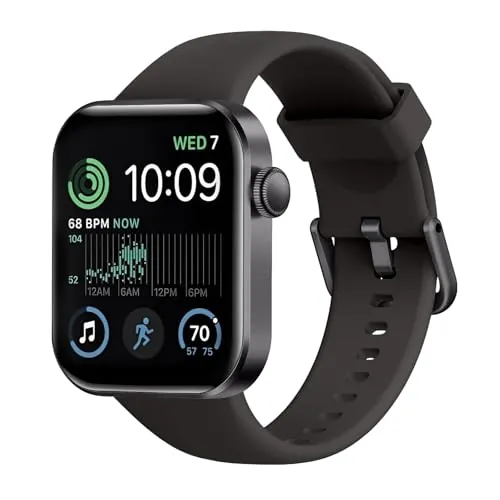 Reloj Inteligente Mujer Hombre, 1.85" Smartwatch con Llamadas Bluetooth, 140+ Modos Deportivos Smart Watch con SpO2/Pulsómetro/Monitor de Sueño/Podómetro, Impermeable IP68 Smart Watch Para Android iOS