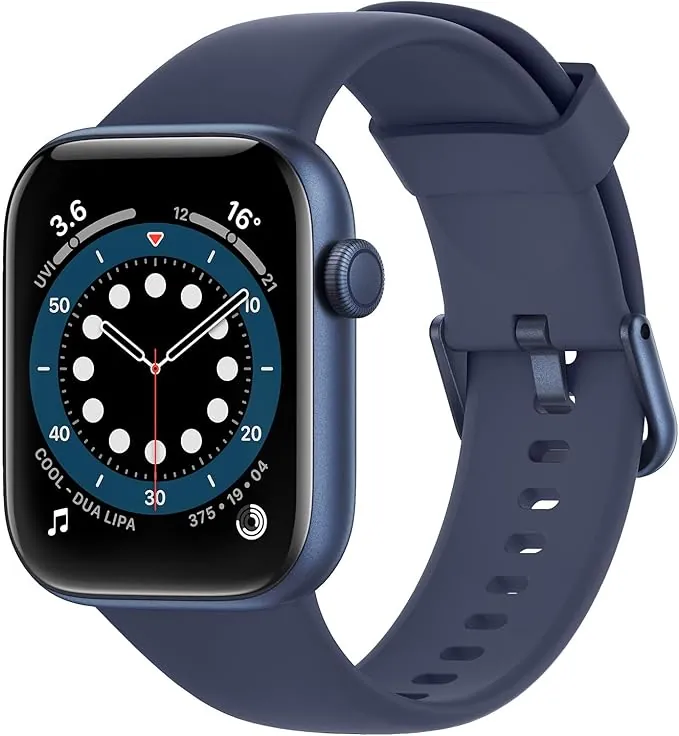 Reloj Inteligente Mujer Hombre, 1.85" Smartwatch con Llamadas Bluetooth, 140+ Modos Deportivos Smart Watch con SpO2/Pulsómetro/Monitor de Sueño/Podómetro, Impermeable IP68 Smart Watch Para Android iOS