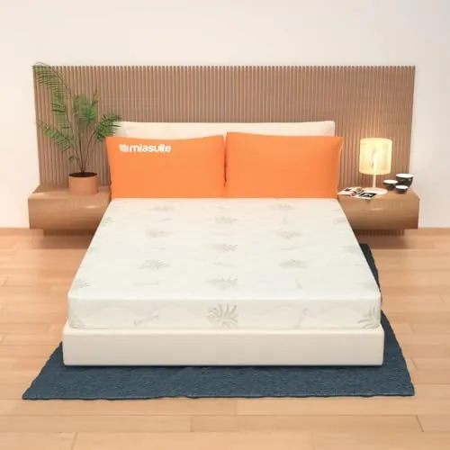 miasuite i sogni italiani Baldo Colchón Individual 80X200, Alto 17 cm Funda Ortopédica Extraíble con Dispositivo Médico, Espuma Viscoelástica da 2 cm, con 9 Zonas y Plato de Espuma, Blanco