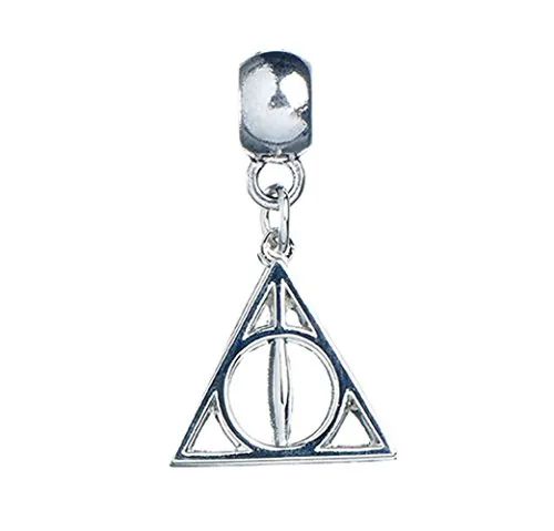 HARRY POTTER Deathly Hallows Slider Charm Amuletos Plateado
