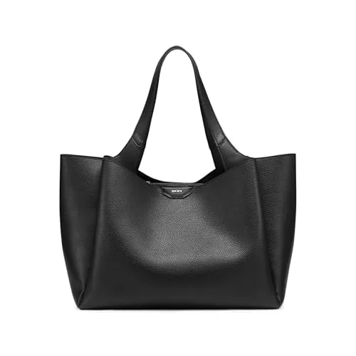 DKNY Bolso Willa para mujer, negro/plateado, negro/plata