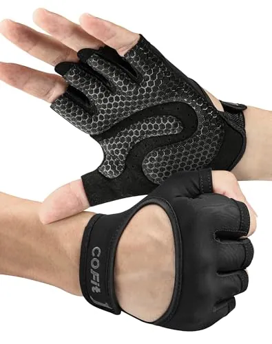 COFIT Ventilados Guantes de Gimnasio, Ligeros Guantes de Fitness de Verano Multiusos para Levantamiento de Pesas, Ciclismo, Ejercicio, Escalada y Remo