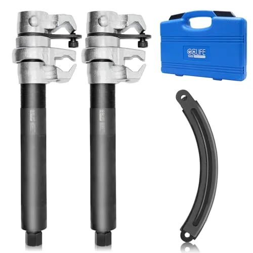 CCLIFE Juego de Compresor Muelles Amortiguador 1,2T útil para Cambiar Amortiguadores Máximo 280mm, DIB