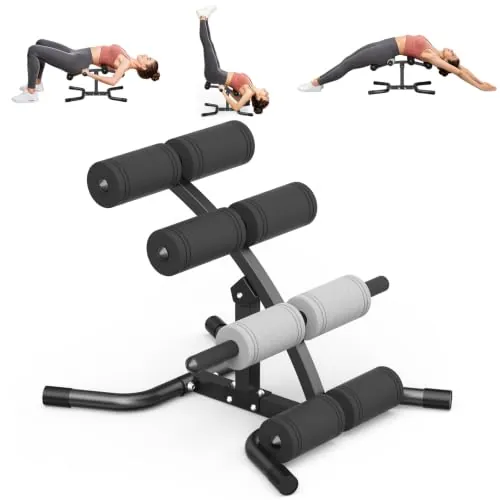 RELIFE REBUILD YOUR LIFE Mini Mesa de Inversión con Rodillos, Máquina de Estiramiento de Espalda Ergonómica para Aliviar el Dolor, Tabla de Inversión de Espalda para el Gimnasio en Casa