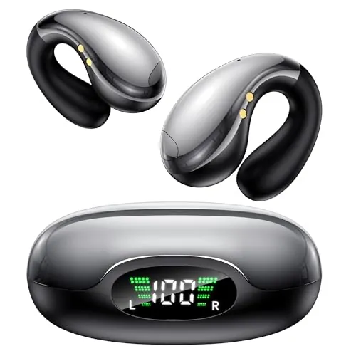 Boytond Auriculares Traductor En Tiempo Real - Traductor Instantaneo de Voz, Auriculares Inalambricos con IA, 164 Lenguas, Traducción Simultánea, Audio Hi-Fi y Pinganillo Multilingüe, Glaciar Negro