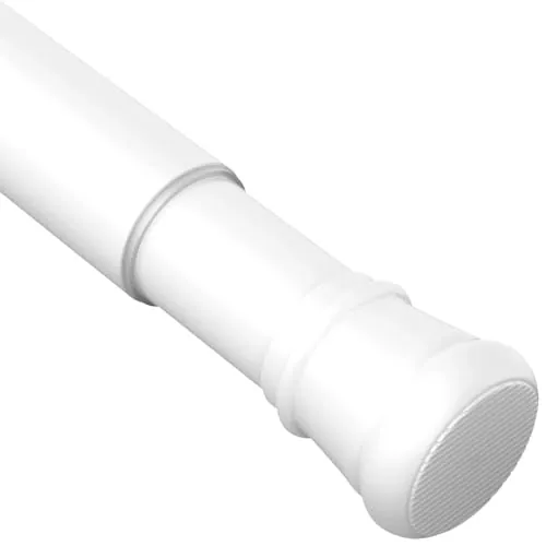 Barra Cortina Ducha Sin Taladro Barra Ducha Extensible Barra Cortina Baño Telescópica Barra De Ducha Para Baño Dormitorio Ventana Blanco 83-160Cm