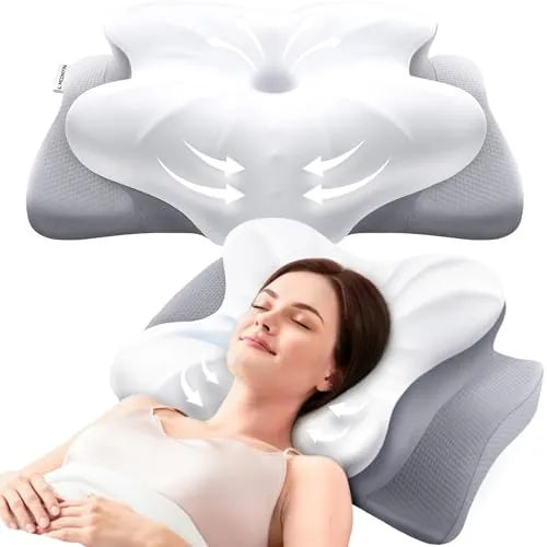 MOONYIN Almohada Ergonómica Cervicales – Apoyo para Todas Las Posturas