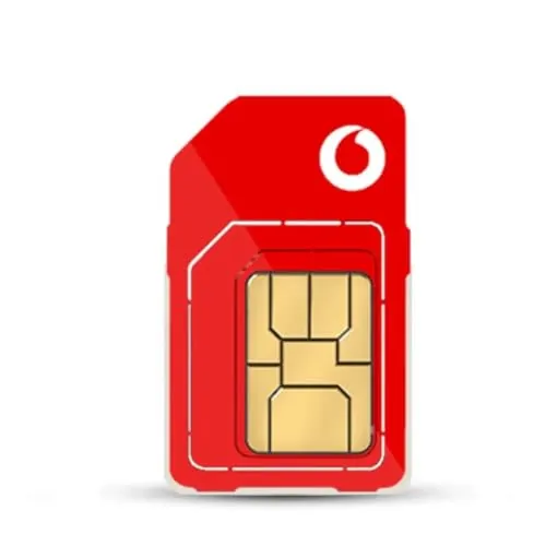 Vodafone Pay as You go Tri Tarjeta SIM con el estándar, Micro y Nano Adaptadores