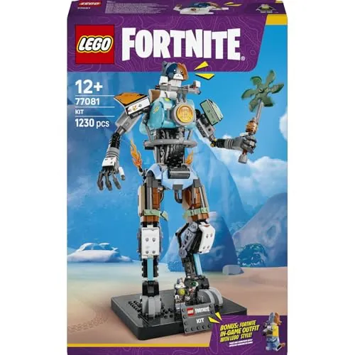 LEGO Fortnite Kit 77081 | Juguetes para niños de 12+ años, figura de acción robótica, decoración gaming de la estantería, regalo gamer, 1230 piezas