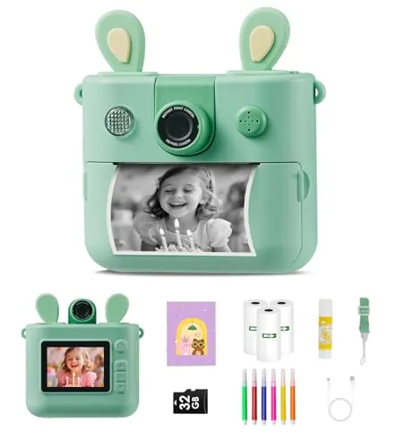 ORGSTA Camara de Fotos Infantil Instantaneas Máquina Fotográfica Instanea