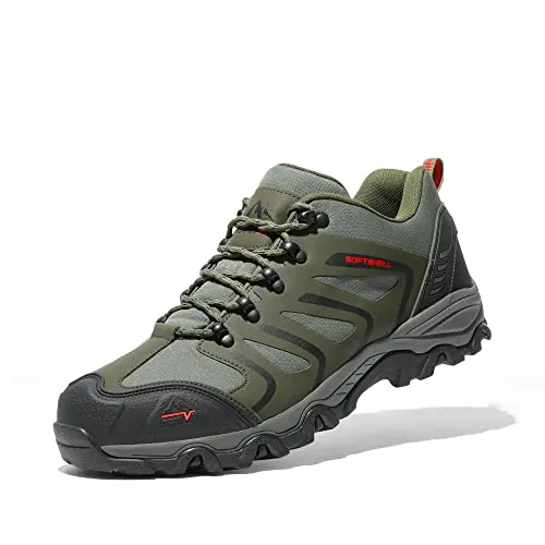 NORTIV 8 Zapatillas Trekking Zapatos Senderismo Hombre,Verde,45