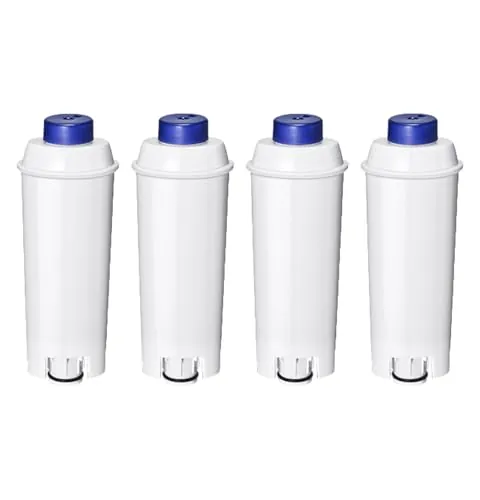 Mutital 4 Filtros de Agua para Cafeteras De'Longhi