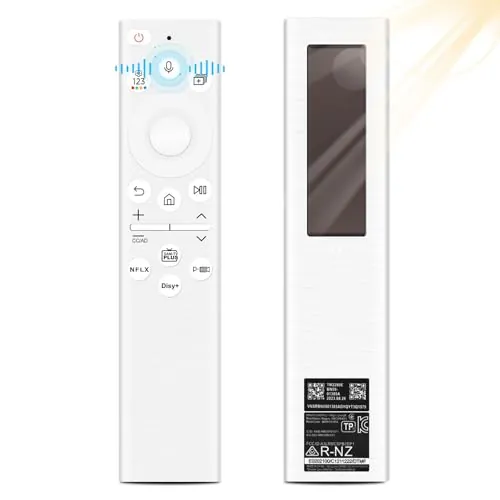 Mando a Distancia de Repuesto para Samsung, BN59-01391A Solar Charging Voice Remote Control for Samsung Smart TV,Universal for Sam-Sung TV Remote Controls Compatible with Sam-Sung 2021-2023 Smart TV