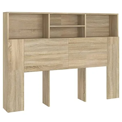vidaXL Cabecero de Cama Roble Sonoma 140x19x103,5 cm