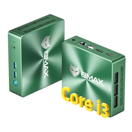 BMAX Mini PC B6,Intel Core i3-8109U(Supera N95/R2544/N5030, hasta 3,6GHz)