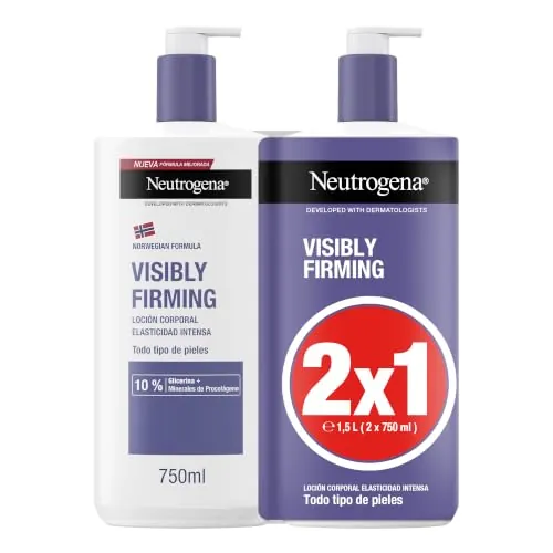 Neutrogena Fórmula Noruega Loción Corporal Reafirmante, 750 ml, 2uds