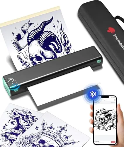 Phomemo M08F Termocopiadora Tattoo Impresora Tatuajes con Caja