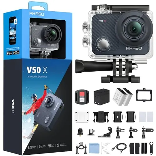 AKASO V50 X Cámara Deportiva 4K WiFi 20MP Cámara de Acción
