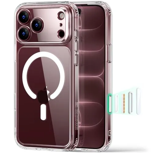 ESR Classic Hybrid Funda para iPhone 18 Pro Max/17 Pro MAX, Transparente