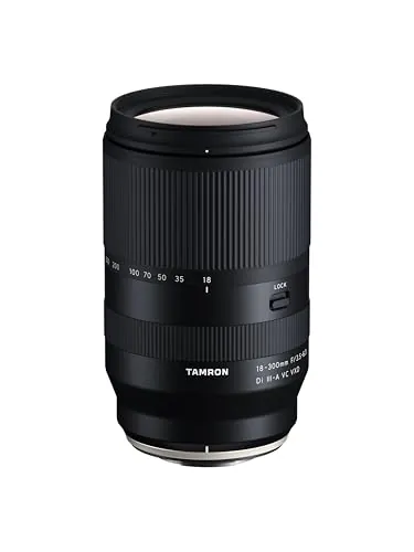 Tamron Objetivo para Fujifilm 18-300 mm F/3.5-6.3 Di III-A VC VXD, Negro