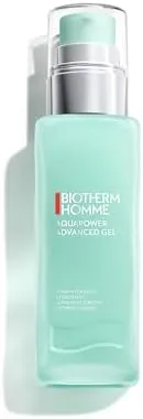 Biotherm Homme, Aquapower Advanced Gel, Gel Facial Hidratante para Hombre, Pieles Normales a Mixtas, Textura No Pegajosa de Absorción Rápida, 75 ml