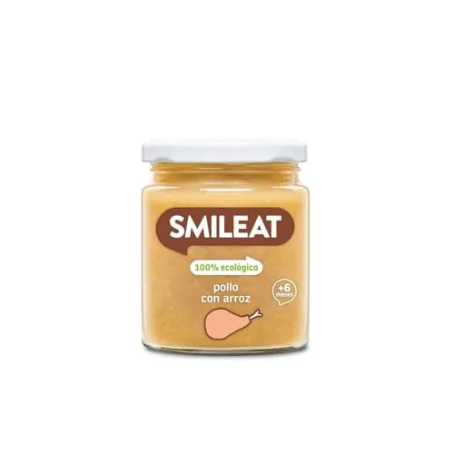 Smileat Tarrito Infantil de Pollo con Arroz, 6+ Meses, 230 g