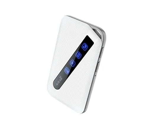 Calonny Mobile WiFi portátil Hotspot 4G LTE Sim Router 150 Mbps, batería Recargable de 3000 mAh, módem Wi-Fi USB inalámbrico, sin configuración, para Viajes y en el Trabajo. No navegar, editar APN