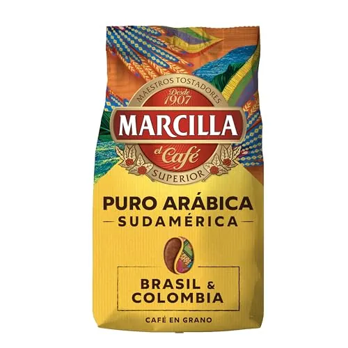 Marcilla Puro Arábica Café en Grano Sudamérica 100% Arábica | 400g