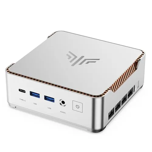 NiPoGi AI Mini PC P2, Ιntel Core 3 304, NPU + GPU AI Peak 24 Tops INT8 | (5C/ 5T, hasta 4,30 GHz),12GB LPDDR5 5600MT/s 256GB M.2 NVMe PCIe3.0 SSD Mini Ordenadore W-11 Pro para Escuela/Negocios