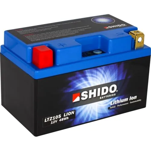 SHIDO LTZ10S LION -S- Batería de ion de litio, color azul